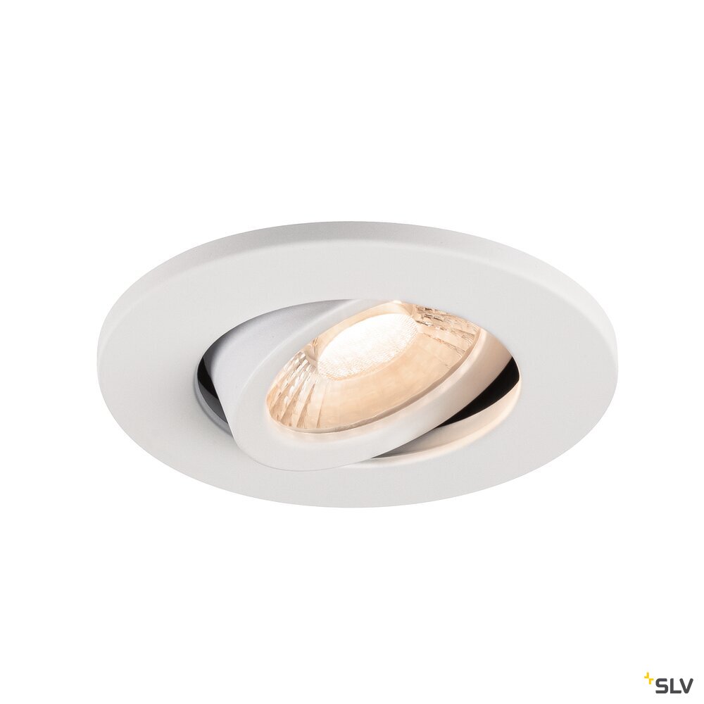 SLV UNIVERSAL DOWNLIGHT Cover, for Downlight IP20, pivoting, round, white 1007092