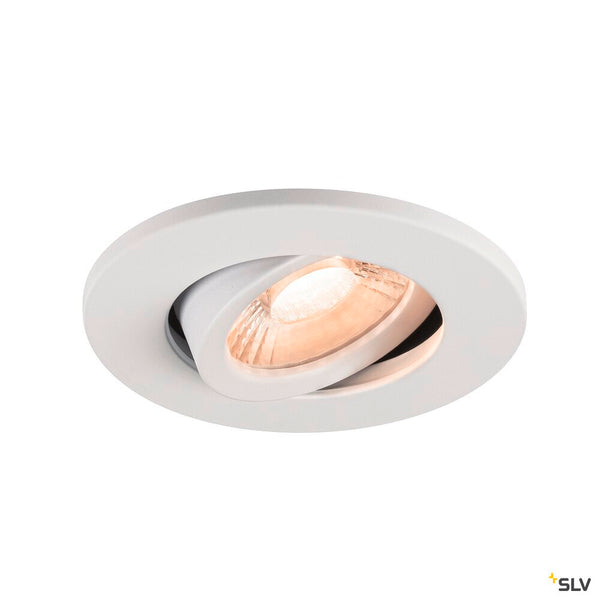 SLV UNIVERSAL DOWNLIGHT Cover, for Downlight IP20, pivoting, round, white 1007092