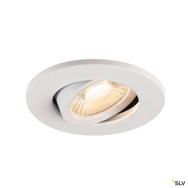 SLV UNIVERSAL DOWNLIGHT Cover, for Downlight IP20, pivoting, round, white 1007092