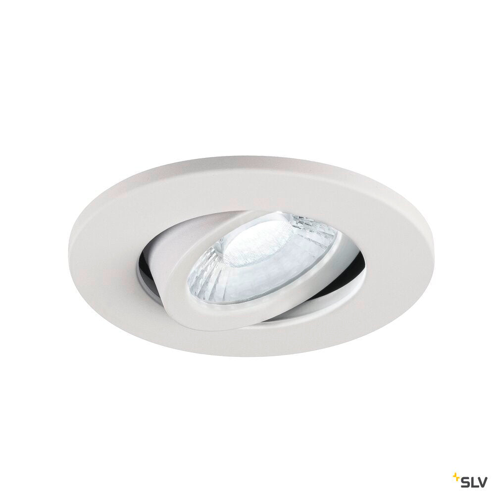 SLV UNIVERSAL DOWNLIGHT Cover, for Downlight IP20, pivoting, round, white 1007092
