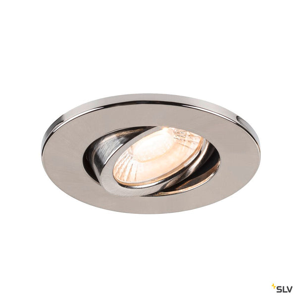 SLV UNIVERSAL DOWNLIGHT Cover, for Downlight IP20, pivoting, round, aluminium 1007093