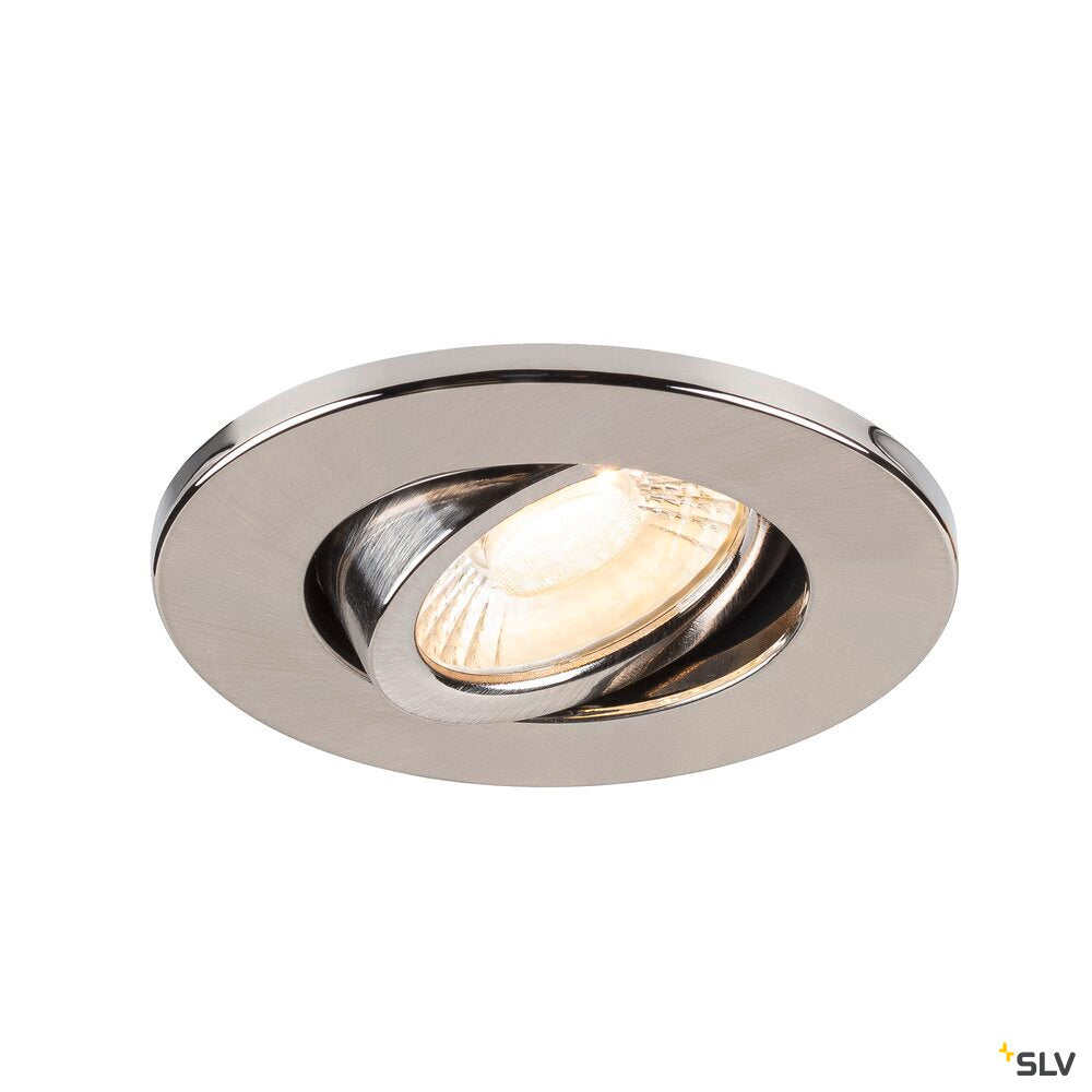 SLV UNIVERSAL DOWNLIGHT Cover, for Downlight IP20, pivoting, round, aluminium 1007093