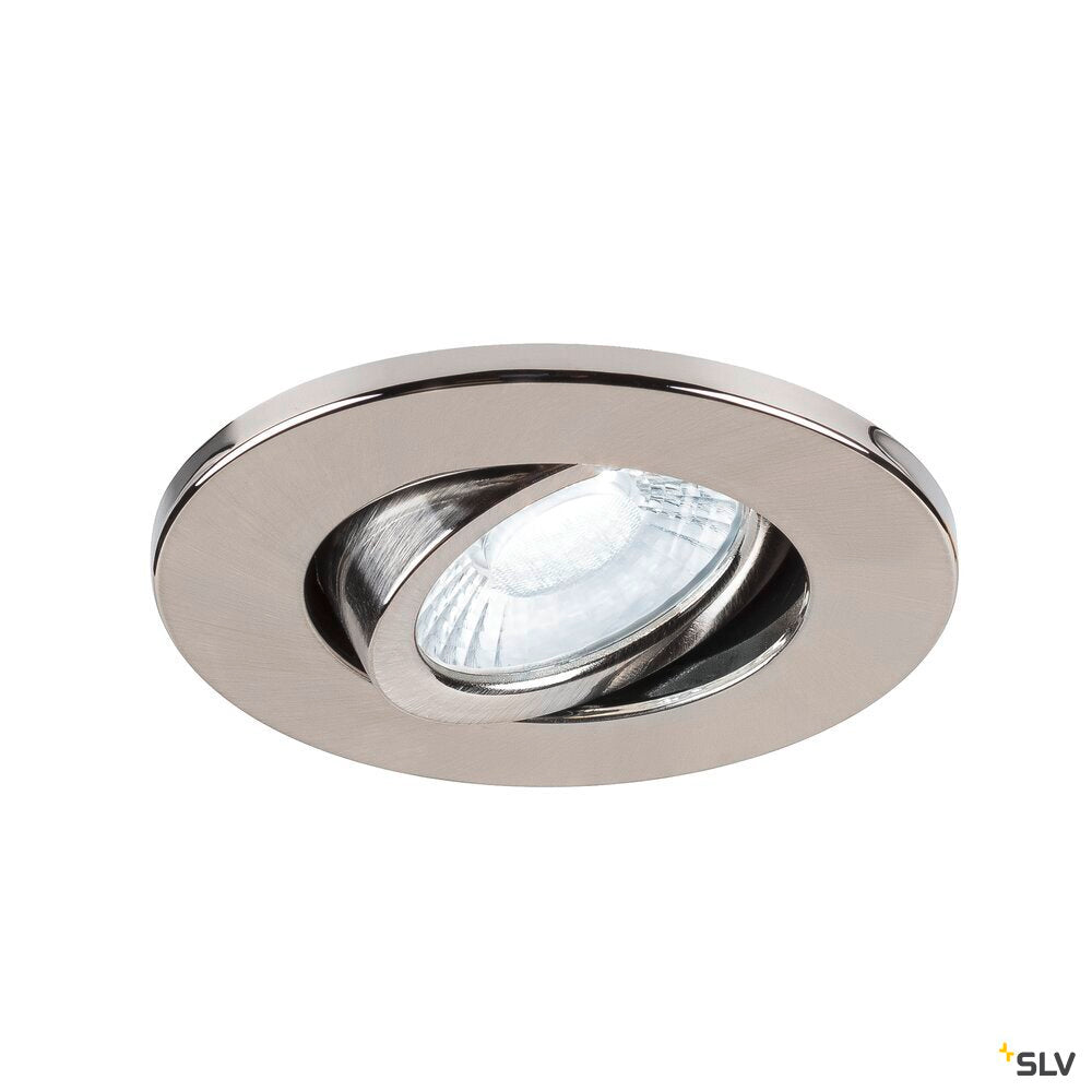SLV UNIVERSAL DOWNLIGHT Cover, for Downlight IP20, pivoting, round, aluminium 1007093