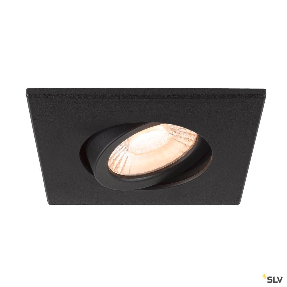 SLV UNIVERSAL DOWNLIGHT cover, for downlight IP20, pivoting, square, black 1007184