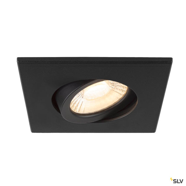 SLV UNIVERSAL DOWNLIGHT cover, for downlight IP20, pivoting, square, black 1007184