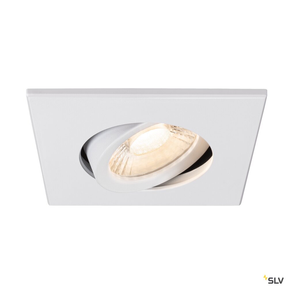 SLV UNIVERSAL DOWNLIGHT cover, for downlight IP20, pivoting, square, white 1007185