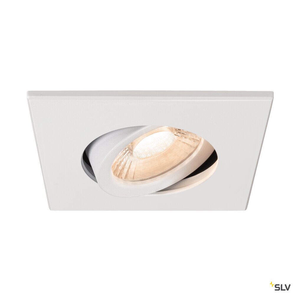 SLV UNIVERSAL DOWNLIGHT cover, for downlight IP20, pivoting, square, white 1007185