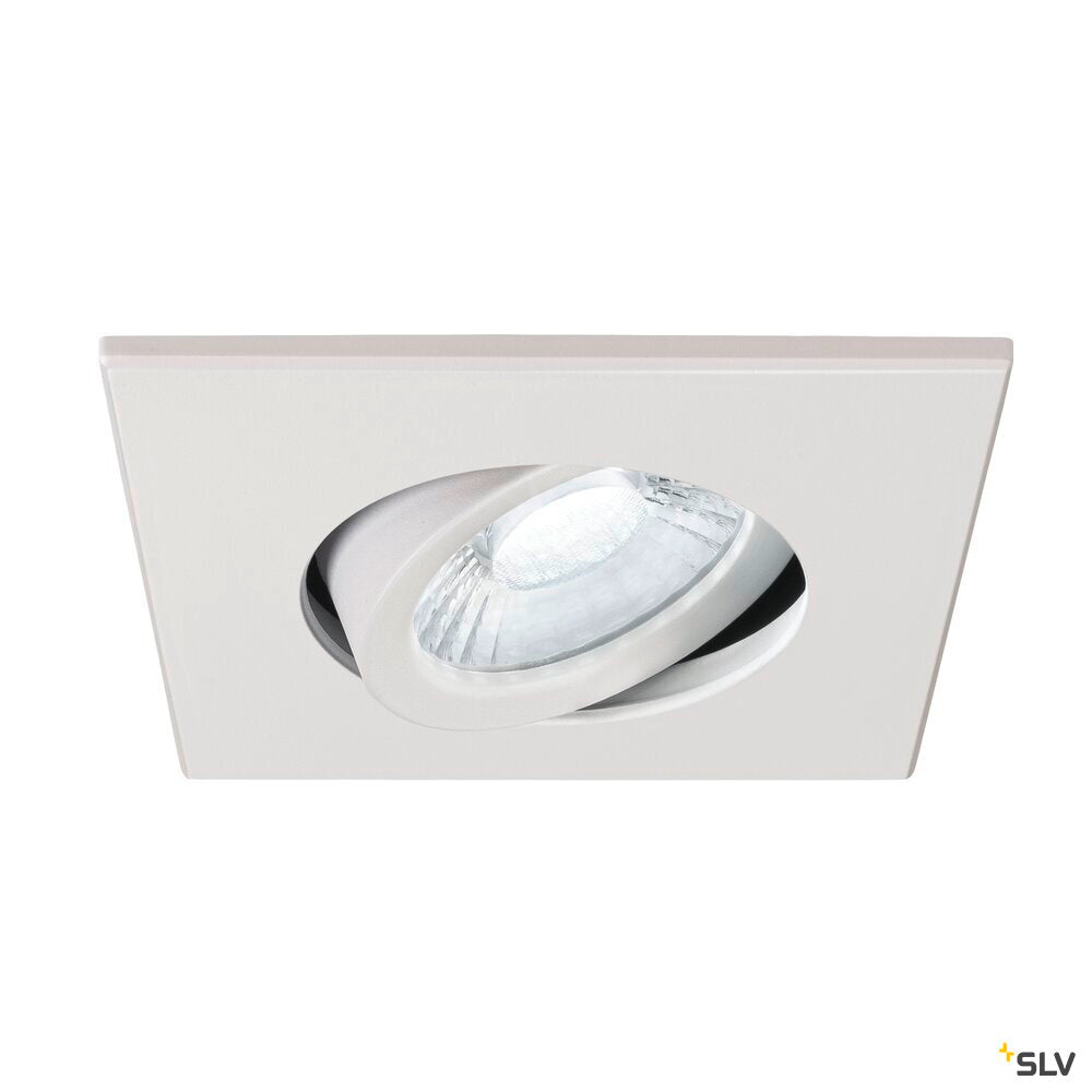 SLV UNIVERSAL DOWNLIGHT cover, for downlight IP20, pivoting, square, white 1007185