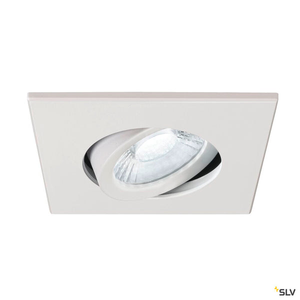SLV UNIVERSAL DOWNLIGHT cover, for downlight IP20, pivoting, square, white 1007185