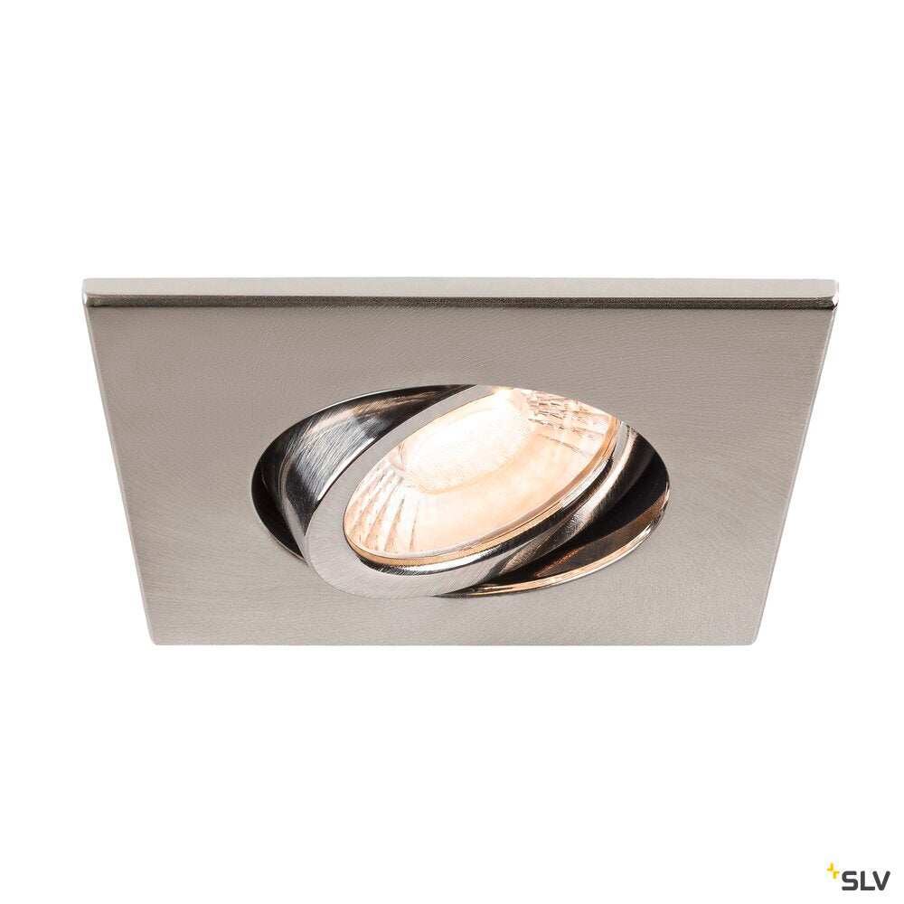 SLV UNIVERSAL DOWNLIGHT cover, for downlight IP20, pivoting, square, aluminium 1007186