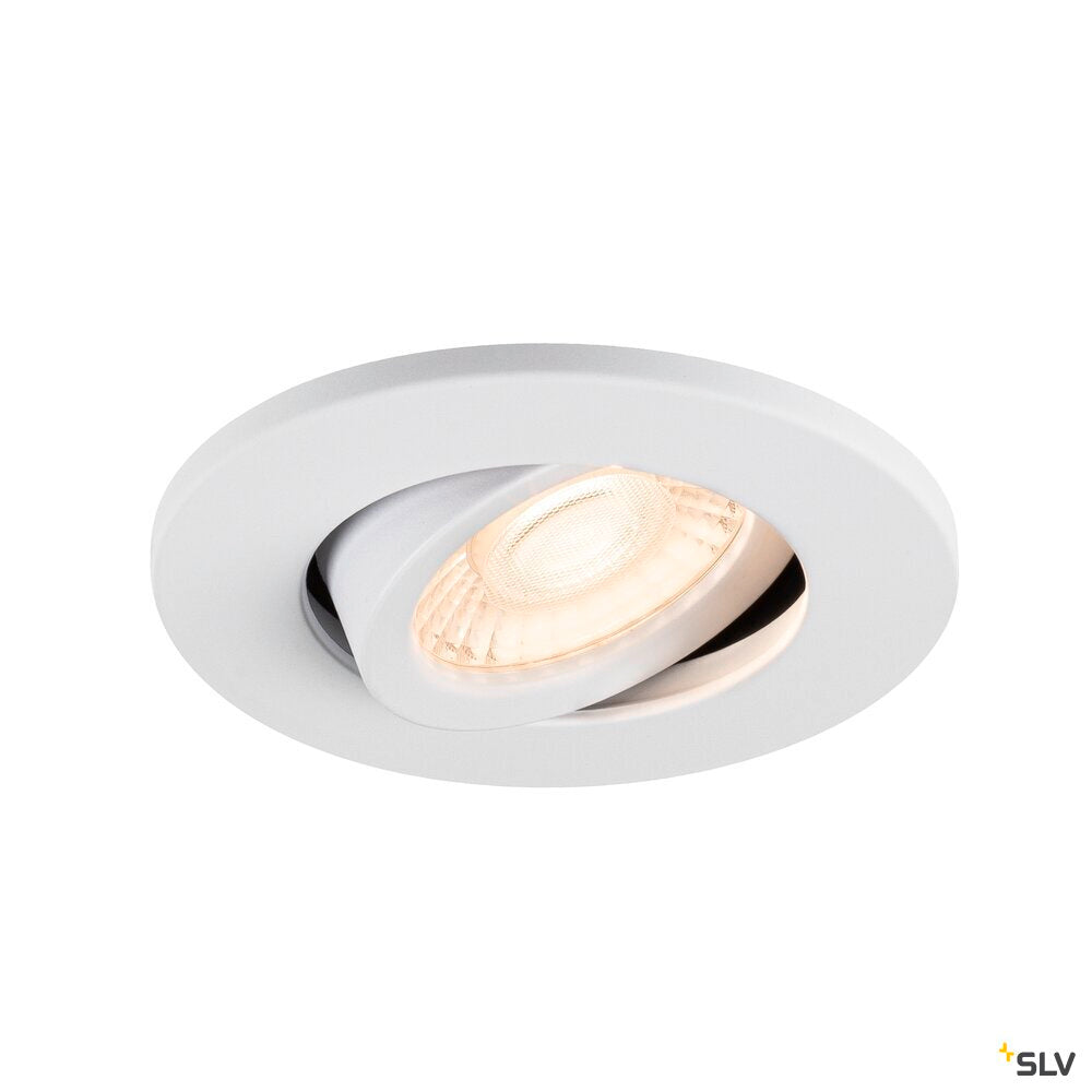 SLV UNIVERSAL DOWNLIGHT Cover, for Downlight IP20, pivoting, round, white 1007092