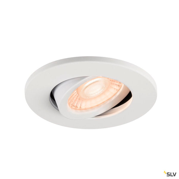 SLV UNIVERSAL DOWNLIGHT Cover, for Downlight IP20, pivoting, round, white 1007092