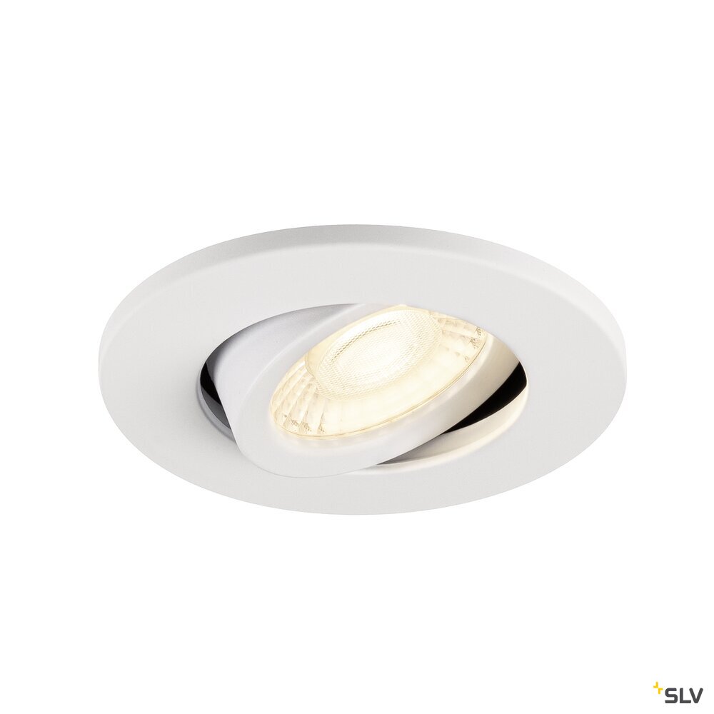 SLV UNIVERSAL DOWNLIGHT Cover, for Downlight IP20, pivoting, round, white 1007092