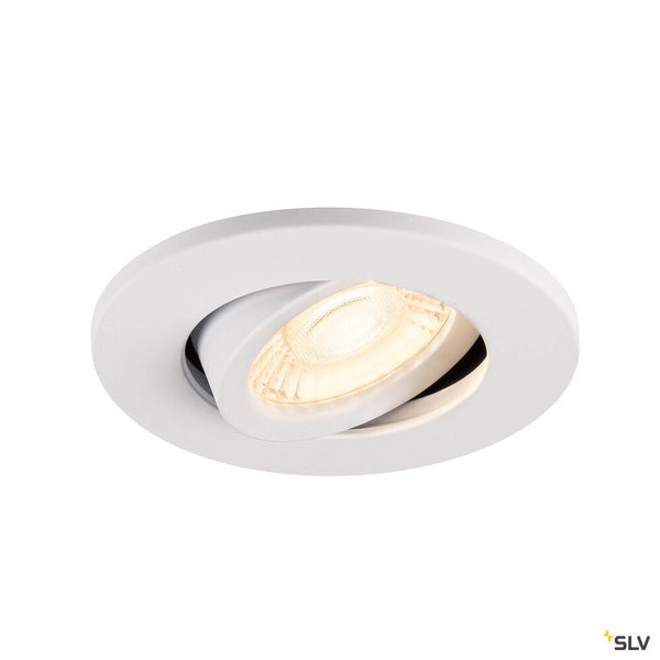 SLV UNIVERSAL DOWNLIGHT Cover, for Downlight IP20, pivoting, round, white 1007092