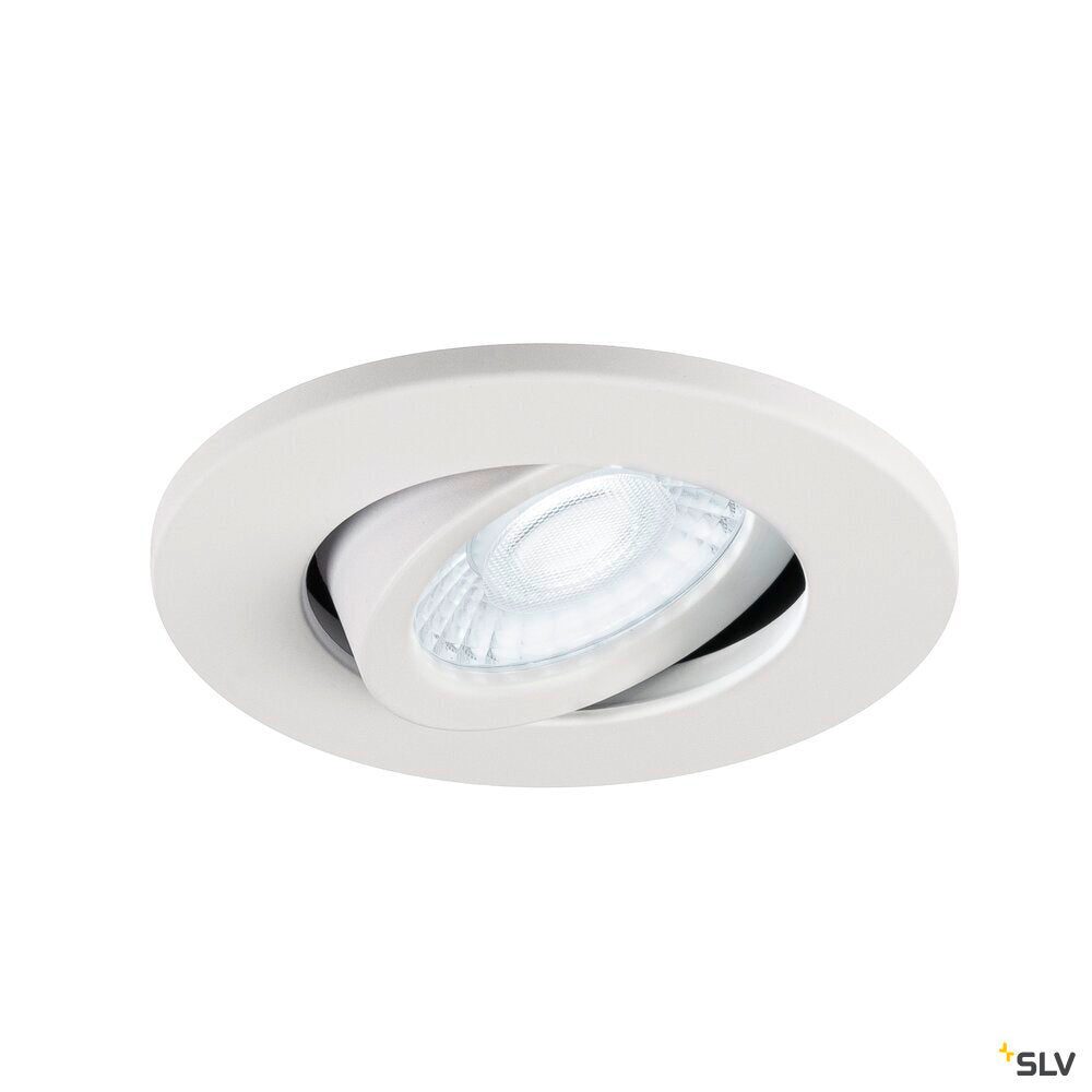 SLV UNIVERSAL DOWNLIGHT Cover, for Downlight IP20, pivoting, round, white 1007092