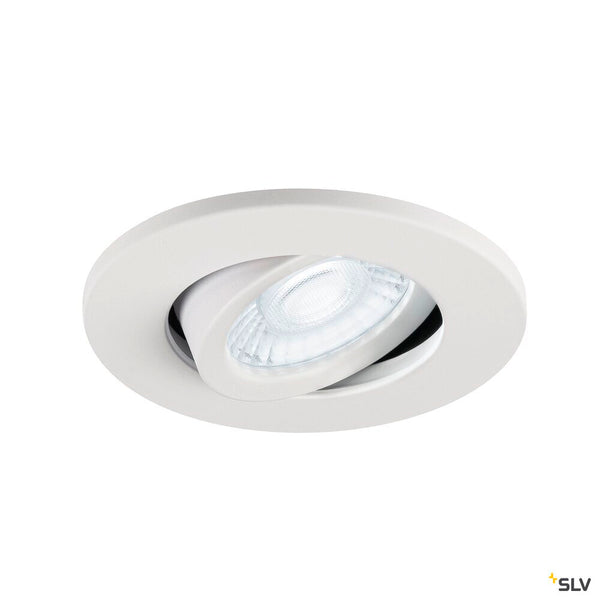 SLV UNIVERSAL DOWNLIGHT Cover, for Downlight IP20, pivoting, round, white 1007092