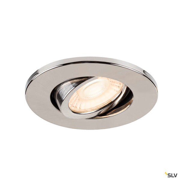 SLV UNIVERSAL DOWNLIGHT Cover, for Downlight IP20, pivoting, round, aluminium 1007093