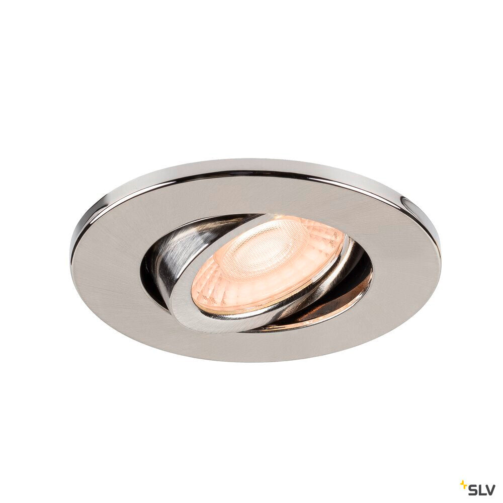 SLV UNIVERSAL DOWNLIGHT Cover, for Downlight IP20, pivoting, round, aluminium 1007093