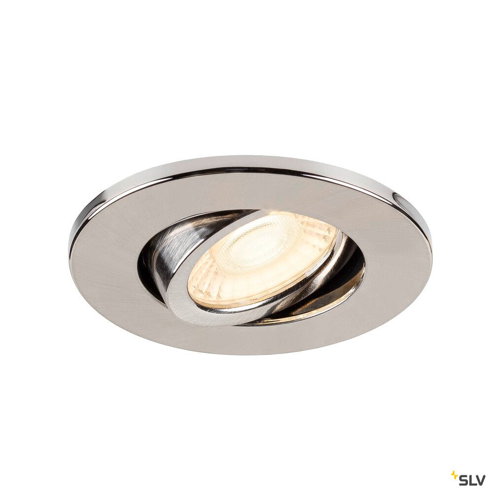 SLV UNIVERSAL DOWNLIGHT Cover, for Downlight IP20, pivoting, round, aluminium 1007093