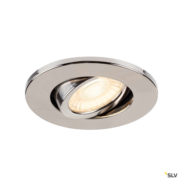 SLV UNIVERSAL DOWNLIGHT Cover, for Downlight IP20, pivoting, round, aluminium 1007093