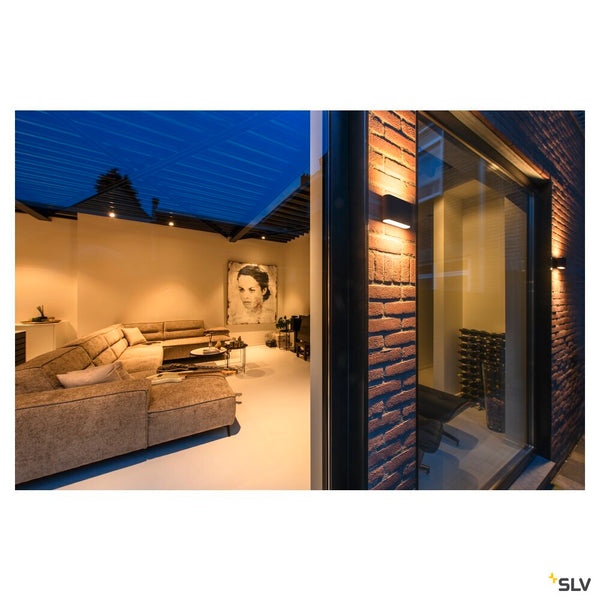 SLV OVAL 14 WL, wall-mounted light 2700/3000K, 6W, black 1007142