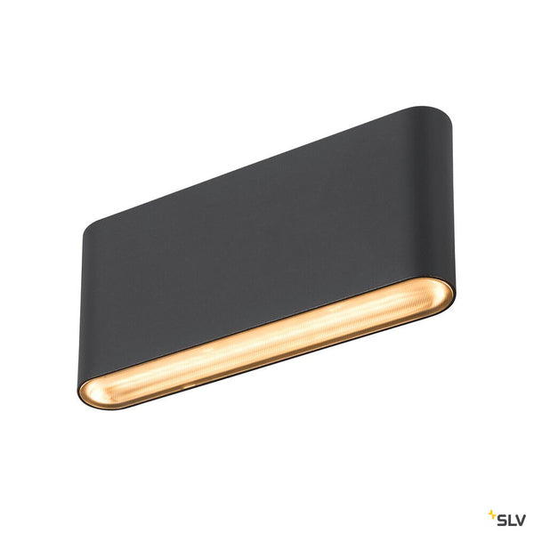 SLV OVAL 18 WL, wall-mounted light 2700/3000K, 10W, black 1007144
