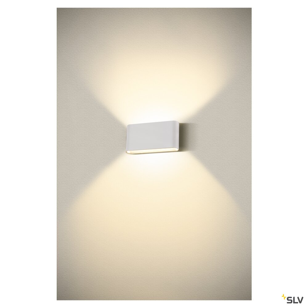 SLV OVAL 18 WL, wall-mounted light 2700/3000K, 10W, white 1007145