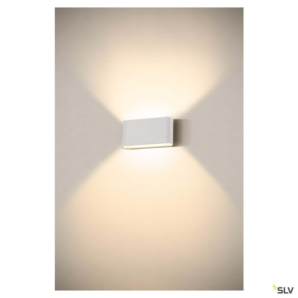 SLV OVAL 18 WL, wall-mounted light 2700/3000K, 10W, white 1007145