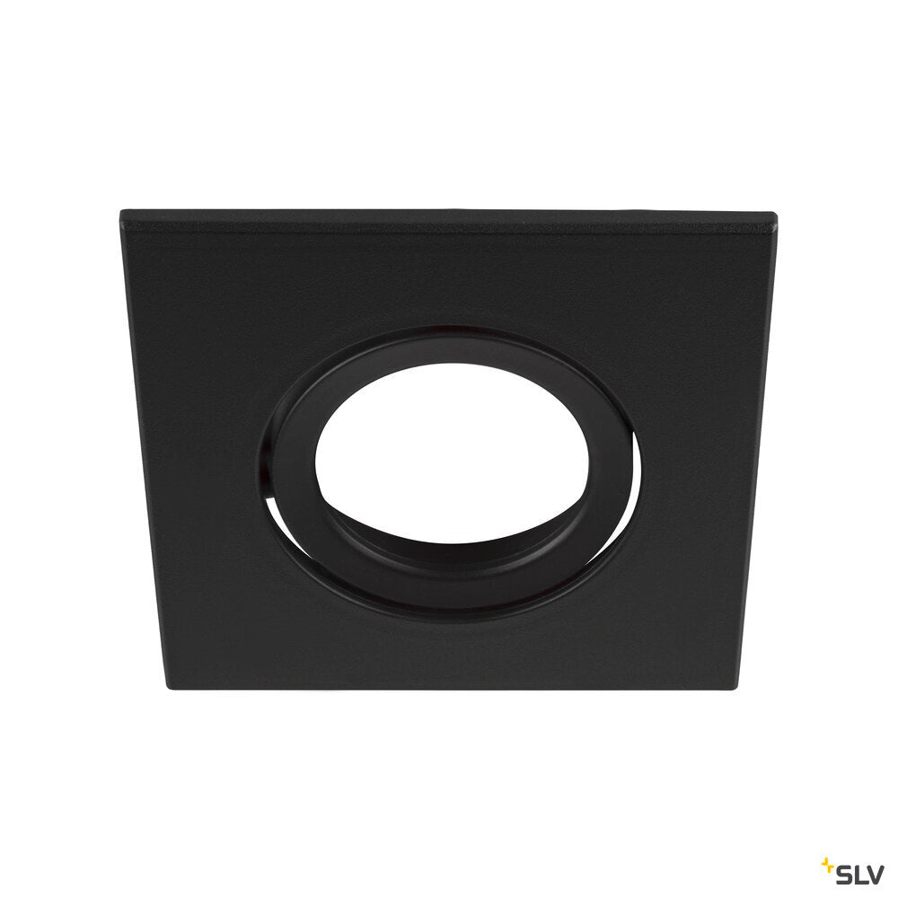 SLV UNIVERSAL DOWNLIGHT cover, for downlight IP20, pivoting, square, black 1007184