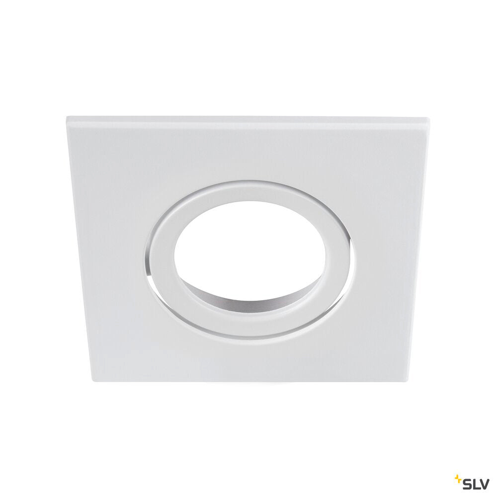 SLV UNIVERSAL DOWNLIGHT cover, for downlight IP20, pivoting, square, white 1007185