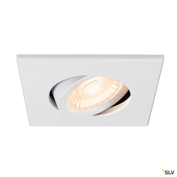 SLV UNIVERSAL DOWNLIGHT cover, for downlight IP20, pivoting, square, white 1007185