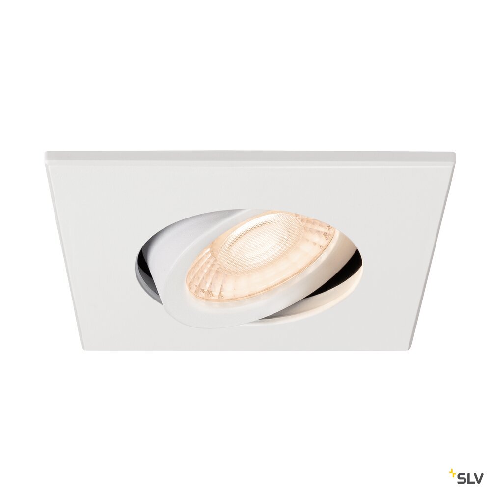 SLV UNIVERSAL DOWNLIGHT cover, for downlight IP20, pivoting, square, white 1007185