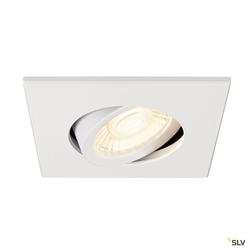 SLV UNIVERSAL DOWNLIGHT cover, for downlight IP20, pivoting, square, white 1007185