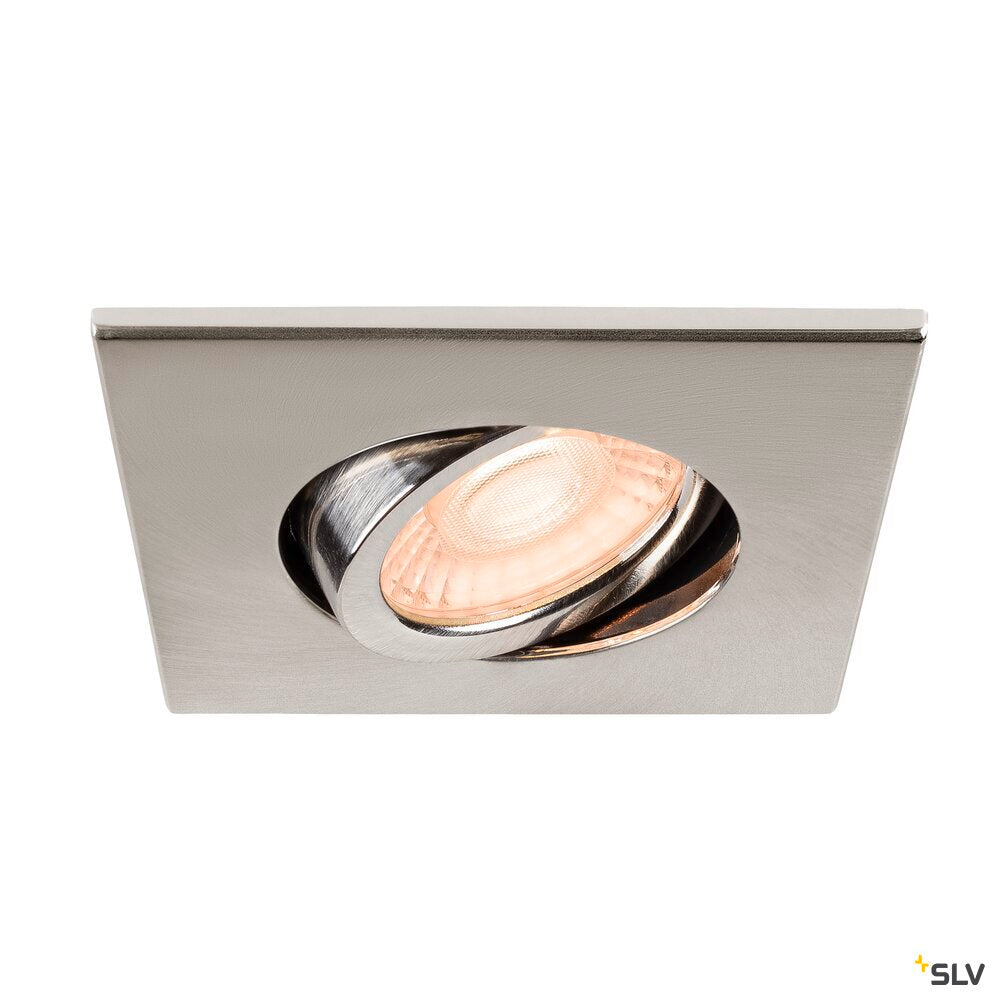 SLV UNIVERSAL DOWNLIGHT cover, for downlight IP20, pivoting, square, aluminium 1007186