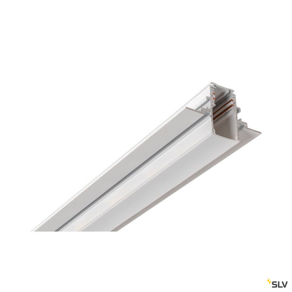 SLV 48V TRACK, track cover, 26mm, for mounting track deep and mounting track, 2 m, white 1007189