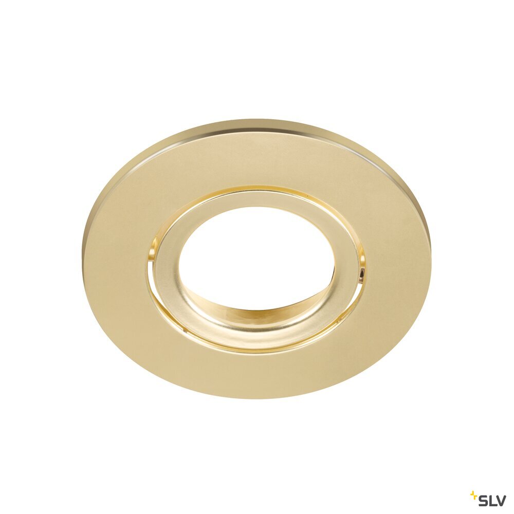 SLV UNIVERSAL DOWNLIGHT cover, for downlight IP20, pivoting, round, gold matt 1007191