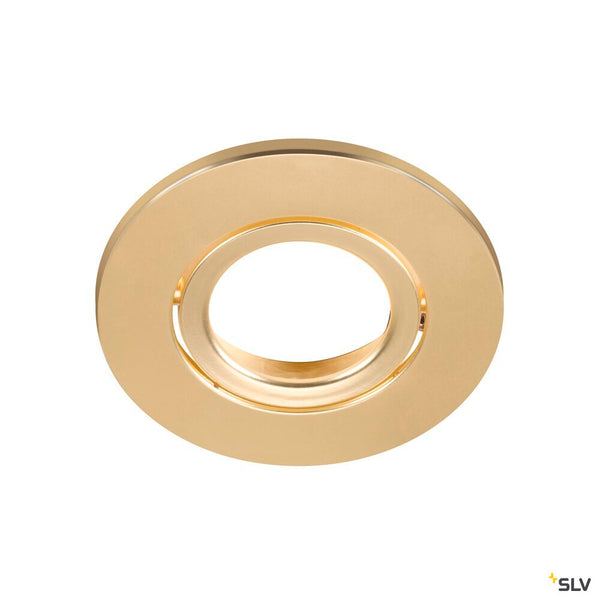 SLV UNIVERSAL DOWNLIGHT cover, for downlight IP20, pivoting, round, gold matt 1007191