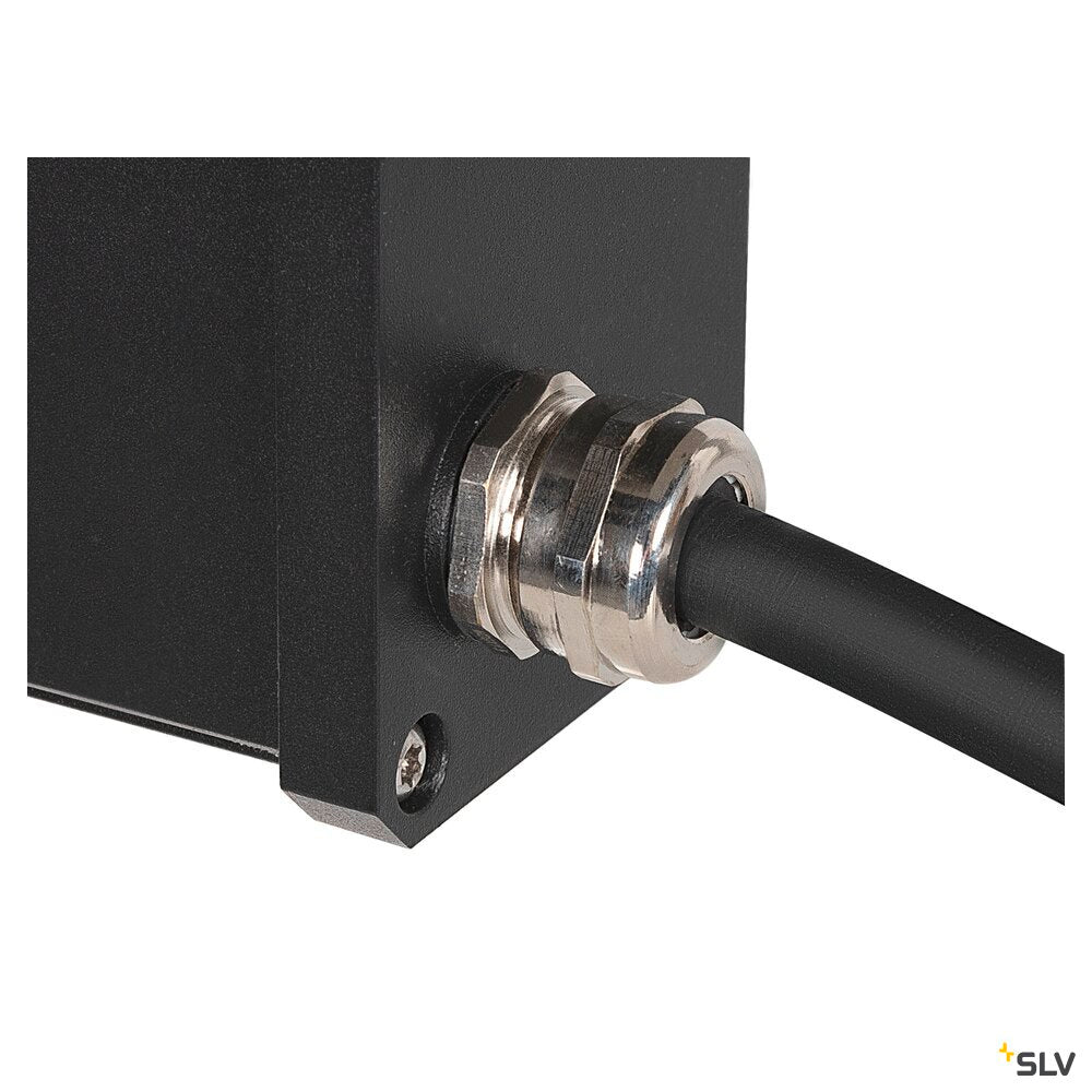 SLV DASAR® 600, recessed floor light, 18W, 3000K, IP65/IP67, square, stainless steel 1007195
