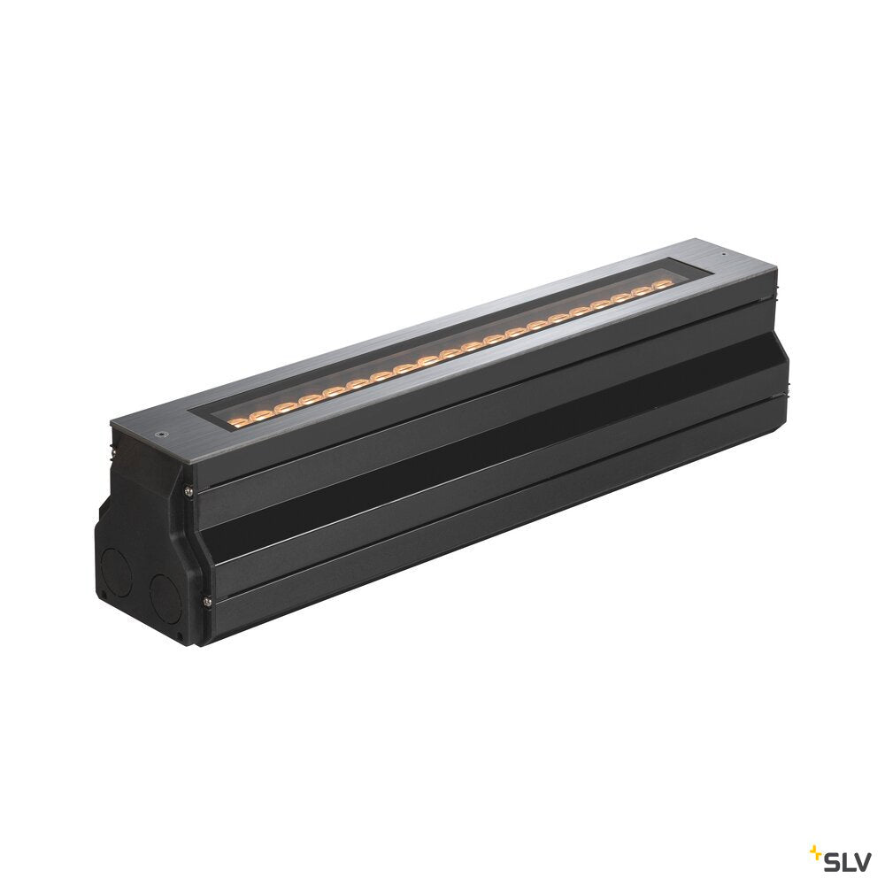 SLV DASAR® 600, recessed floor light, 18W, 3000K, IP65/IP67, square, stainless steel 1007195