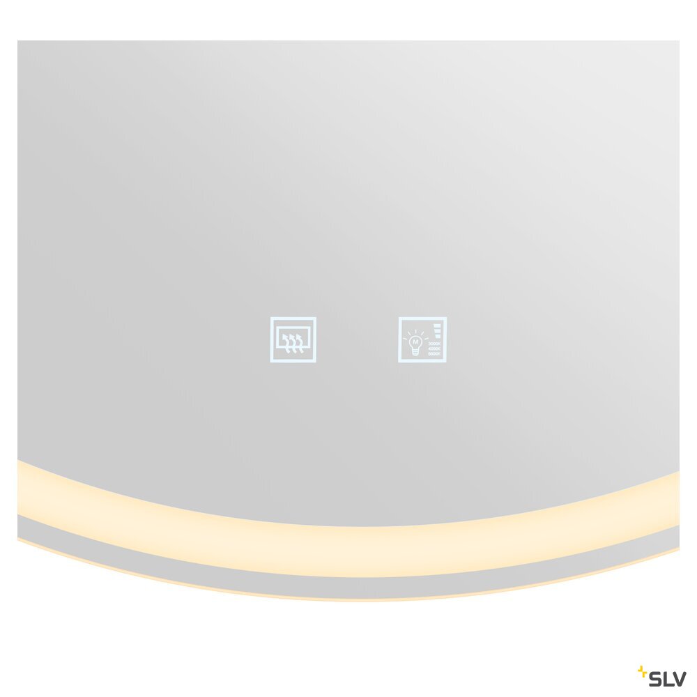 SLV TRUKKO 80, mirror Ø 80 cm, chrome 1007200