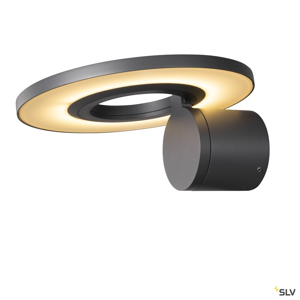 SLV I-RING, wall-mounted light, 9.2W, 3000K, anthracite 1007236
