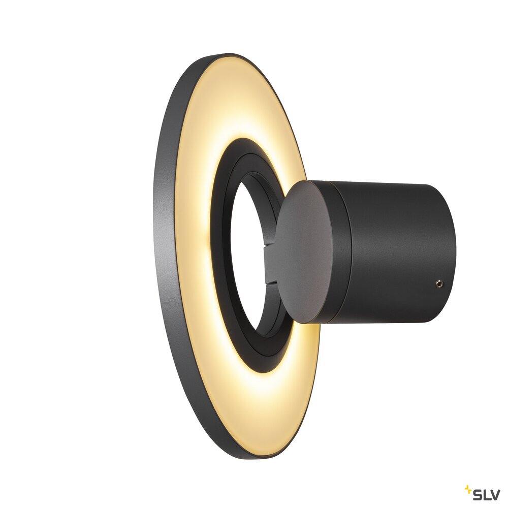 SLV I-RING, wall-mounted light, 9.2W, 3000K, anthracite 1007236