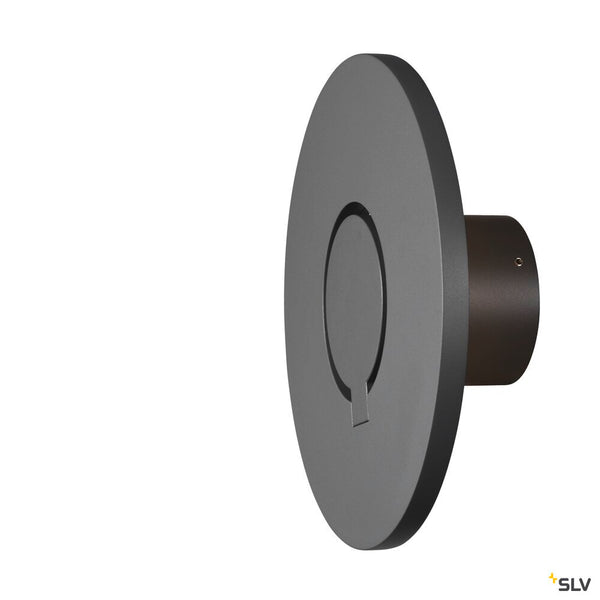SLV I-RING, wall-mounted light, 9.2W, 3000K, anthracite 1007236