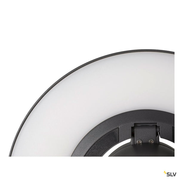 SLV I-RING, wall-mounted light, 9.2W, 3000K, anthracite 1007236