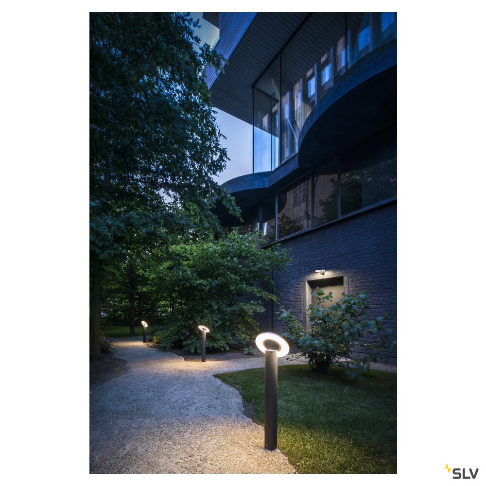 SLV I-RING, free-standing lamp, 9.2W, 3000K, anthracite 1007237