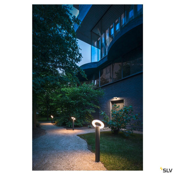 SLV I-RING, wall-mounted light, 9.2W, 3000K, anthracite 1007236
