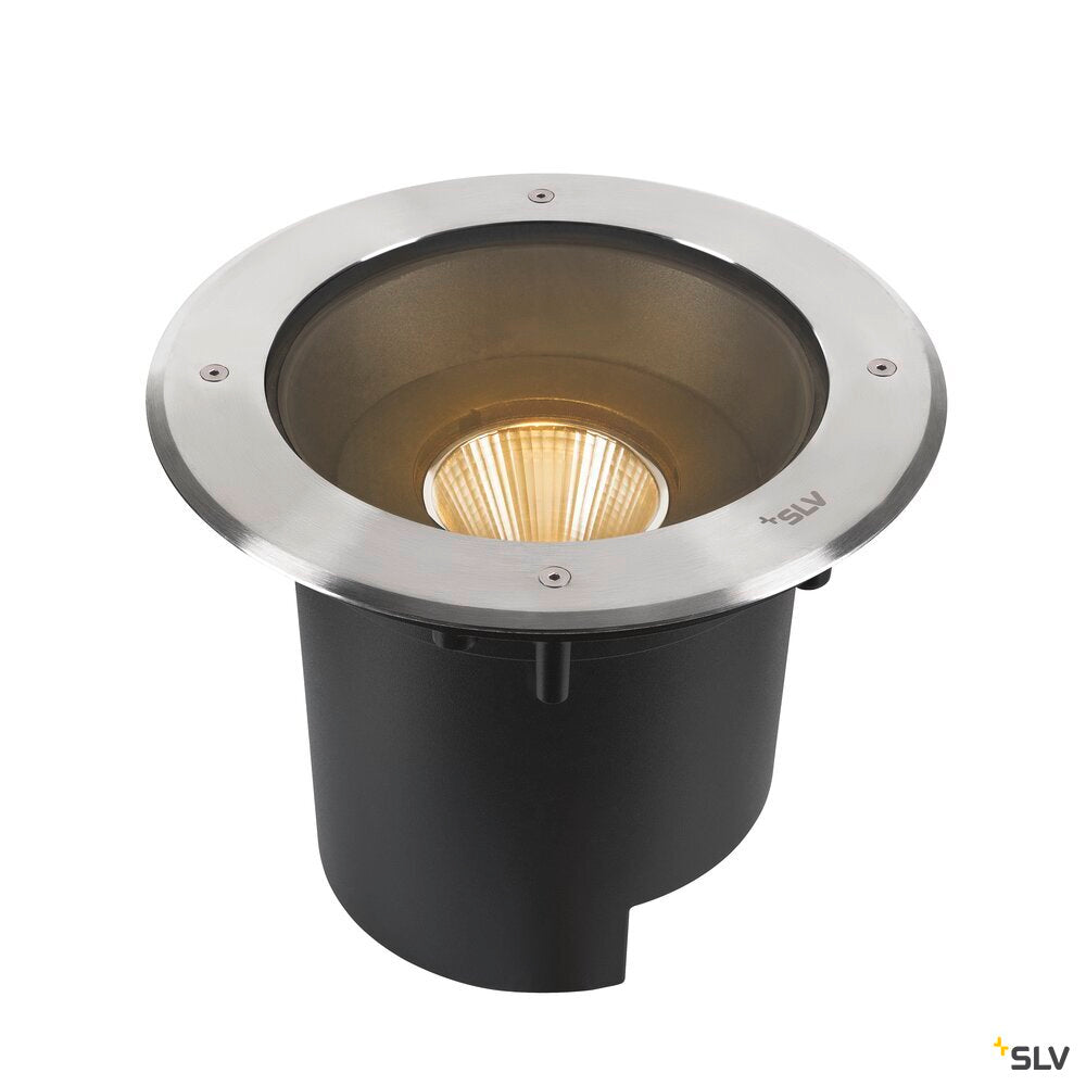 SLV DASAR 2.0 round cover 24° 3000K incl. DALI driver stainless steel 1007241