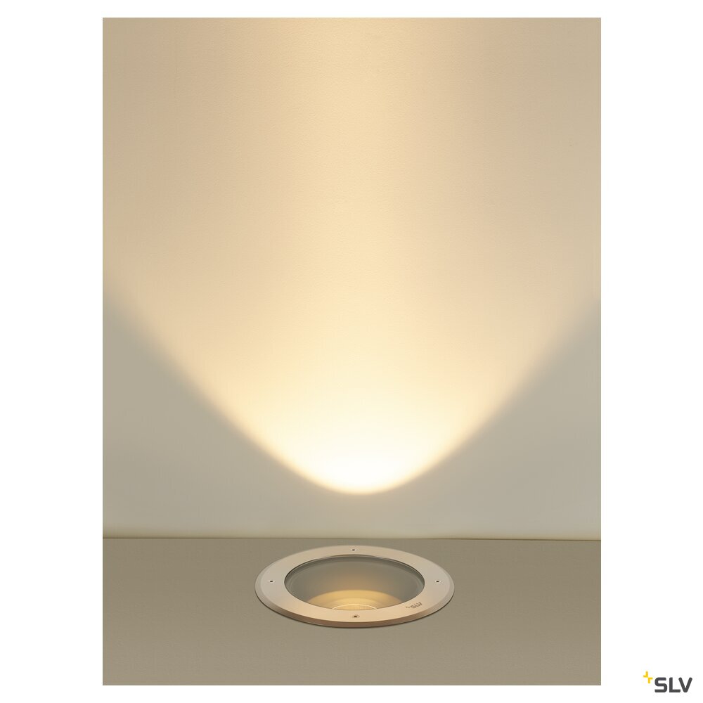 SLV DASAR 2.0 round cover 24° 3000K incl. DALI driver stainless steel 1007241