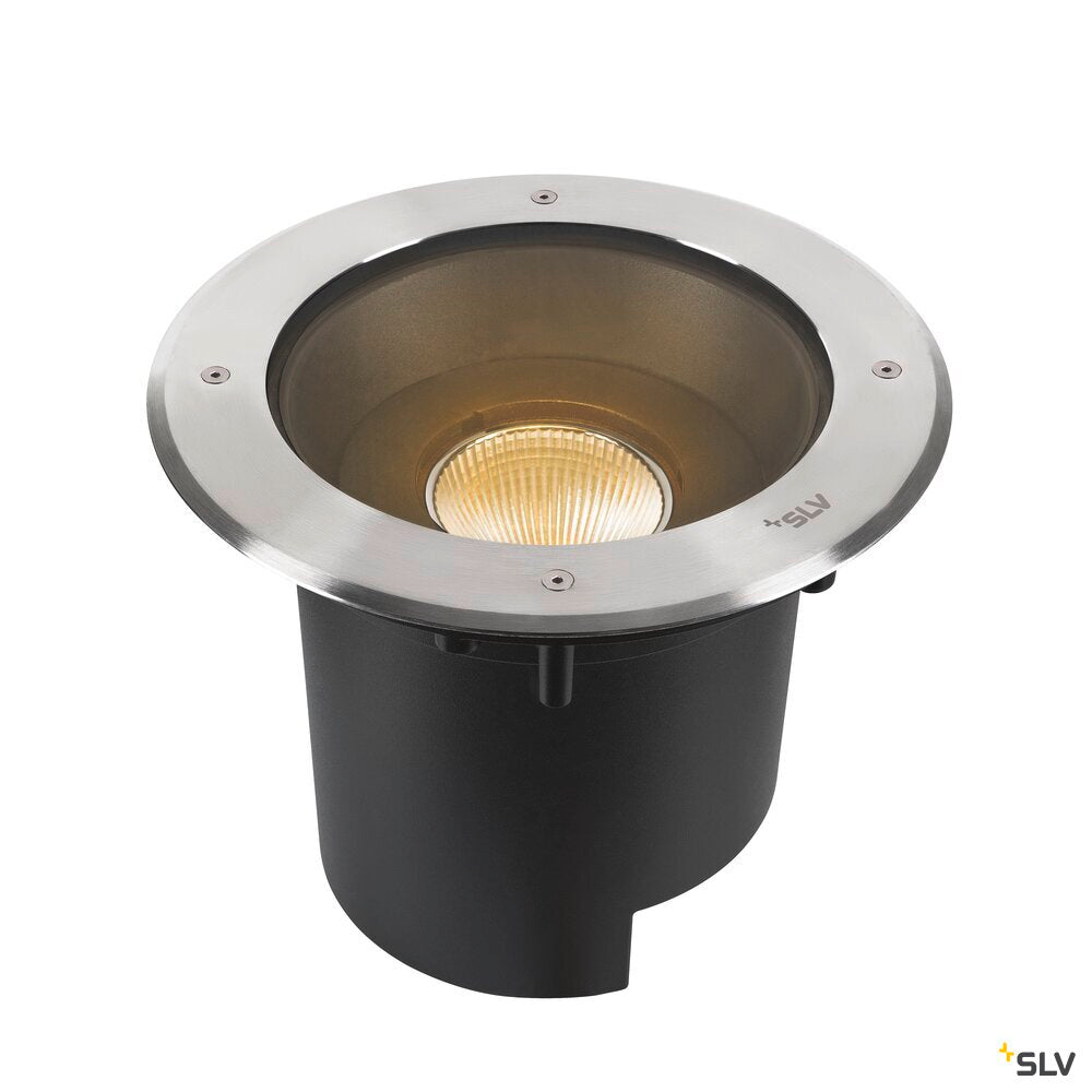 SLV DASAR 2.0 round cover 24° 3000K incl. DALI driver stainless steel 1007241