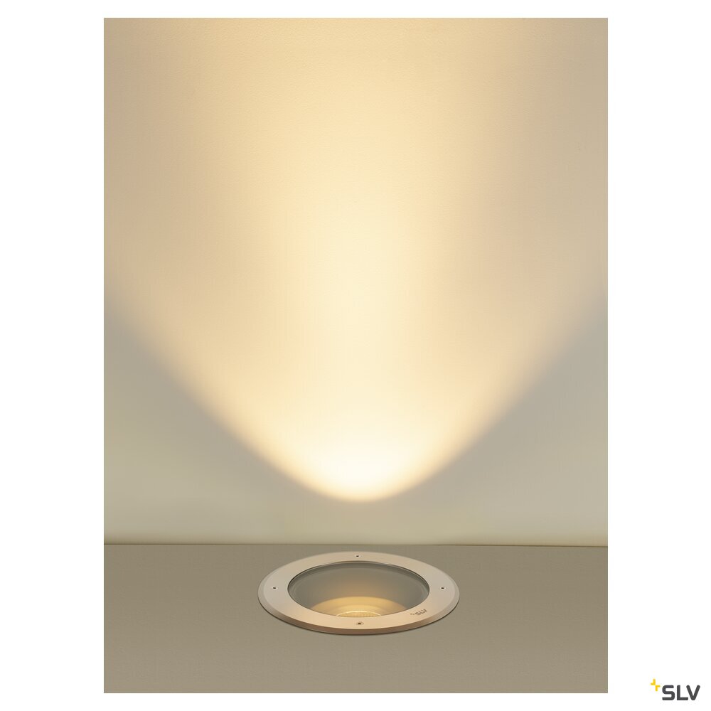 SLV DASAR 2.0 round cover 24° 3000K incl. DALI driver stainless steel 1007241